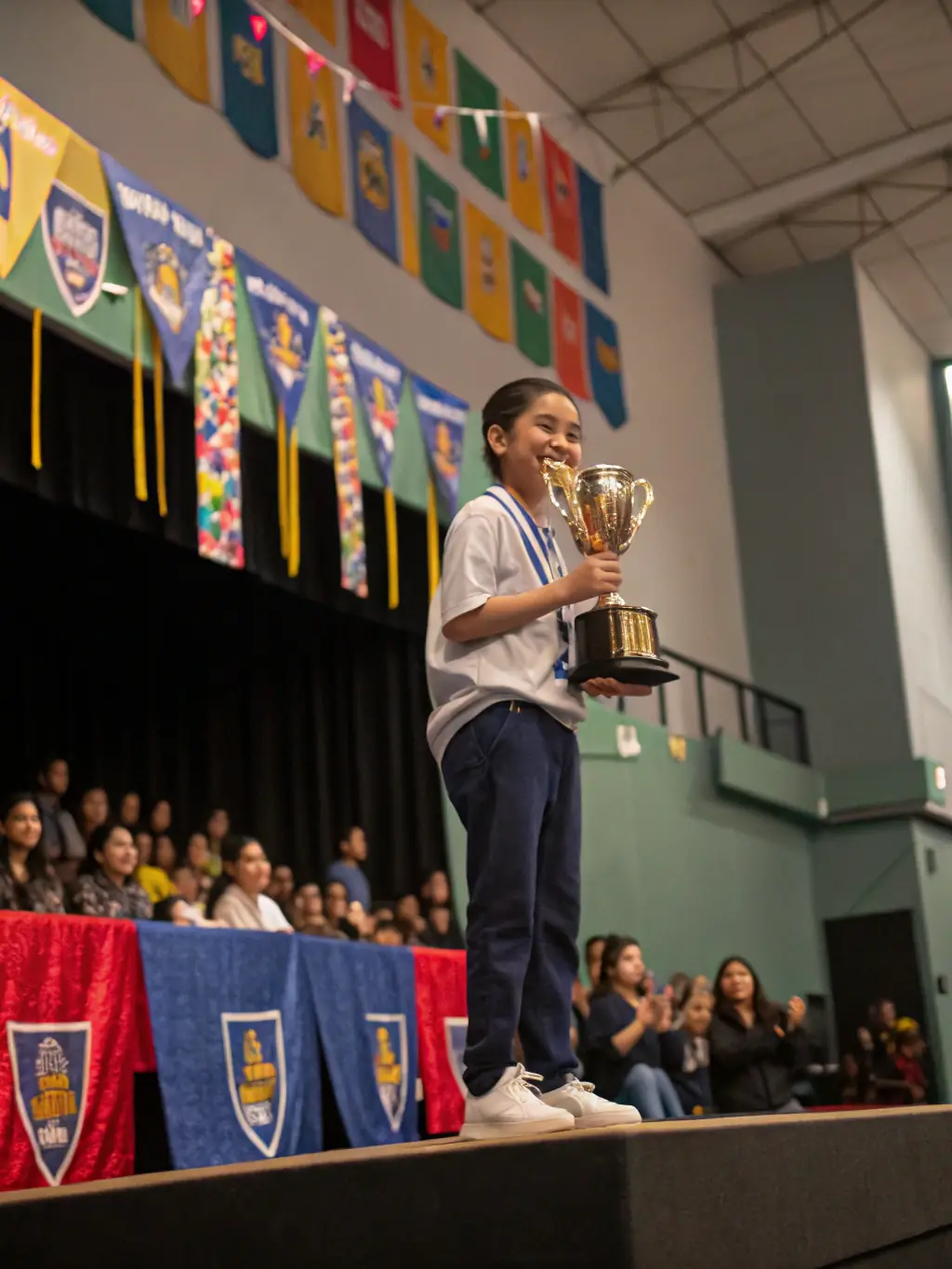 A dynamic photo of an awards ceremony at a FocusPro leadership conference in Calgary, Canada, recognizing outstanding achievements in leadership and innovation.